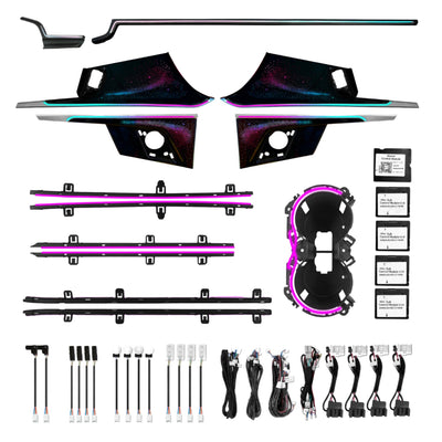 Ambient Light per Audi A4, A5, B9 (2017-2025), 64 Colori RGB