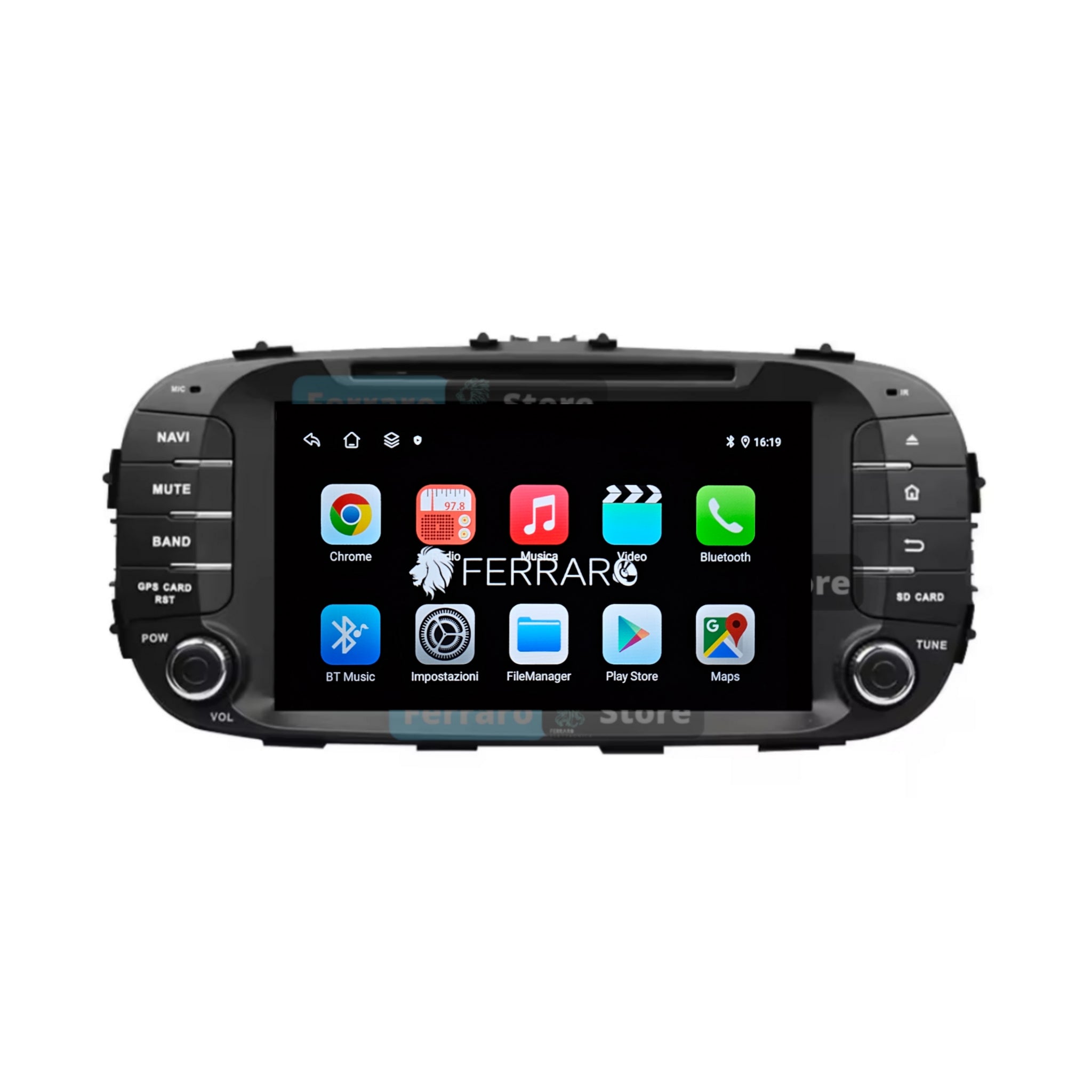 Autoradio per Kia Soul 2 PS 8" | 2013-2019 | Android | Bluetooth | CarPlay | Android Auto | 4GB/8GB Ram