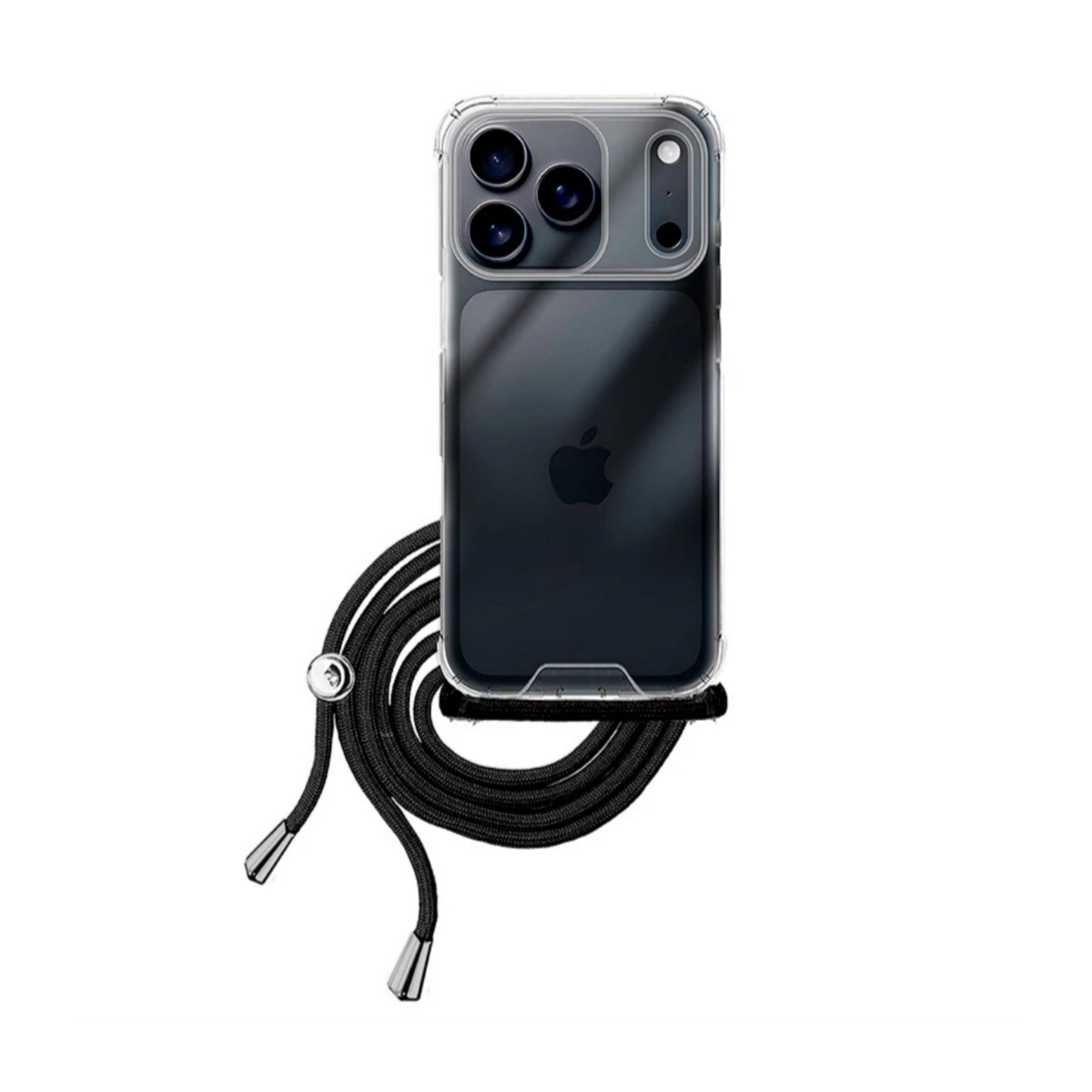 Custodia in gel trasparente Antiurto con Cordino, iPhone 17 Pro