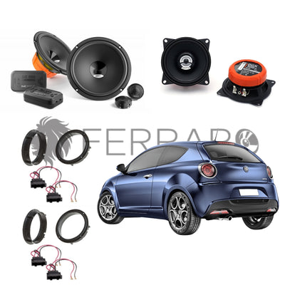 Hertz Kit 6 Casse | DCX 100.3 | DSK 165.3 | Ant/Post | Alfaromeo Mito