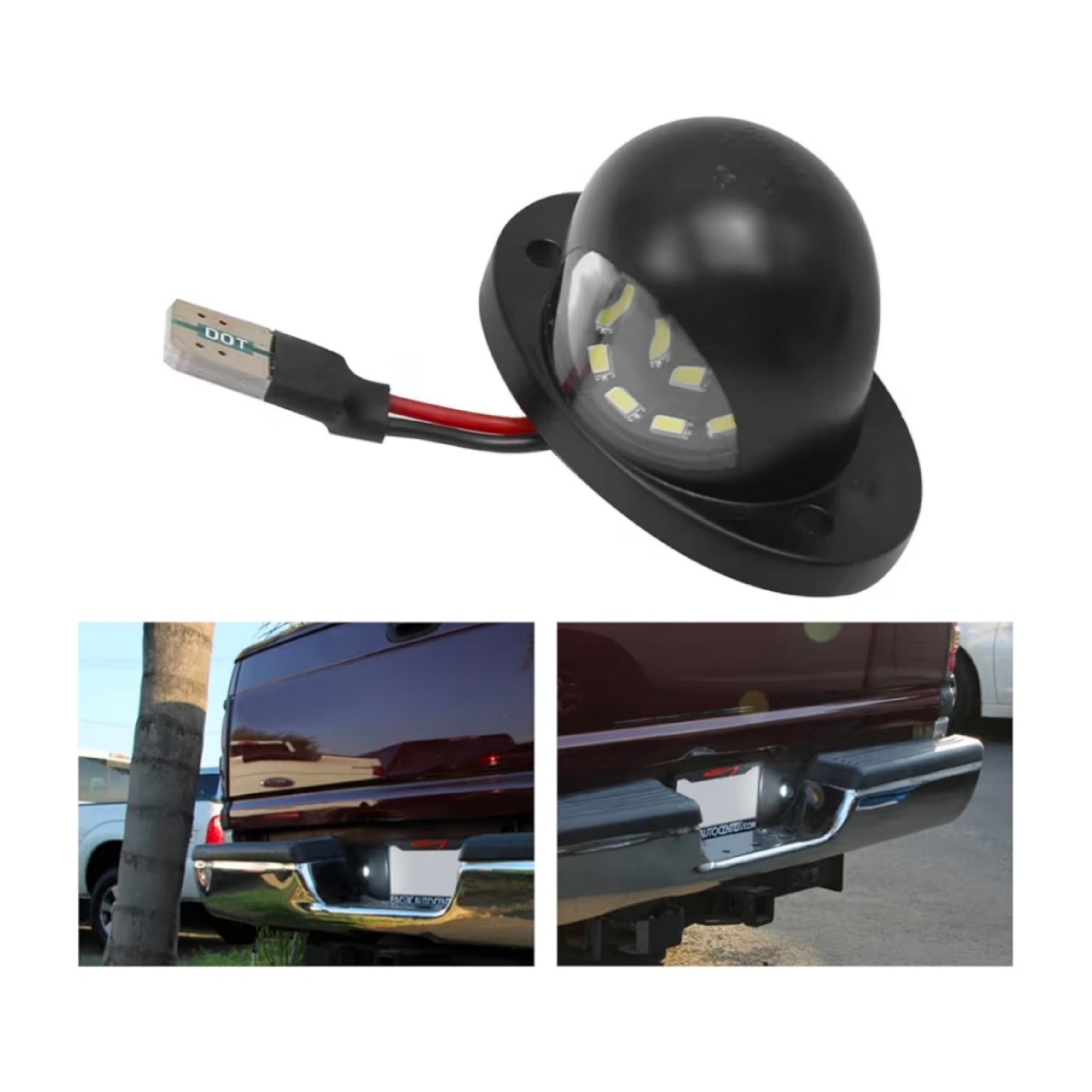 Set Luci Targa a Led per Dodge RAM 1500, 2500, 3500 (1994-2002), Plug and Play