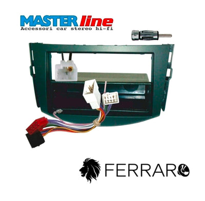 Mascherina Radio 1DIN, Per Toyota RAV4 (2006+) Connettori