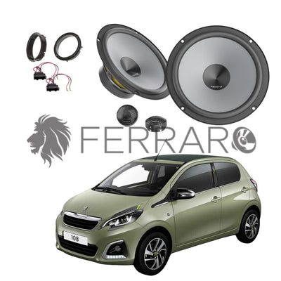 Hertz Kit 4 Casse | K 165 | Anteriori | Peugeot 108 dal 2014>