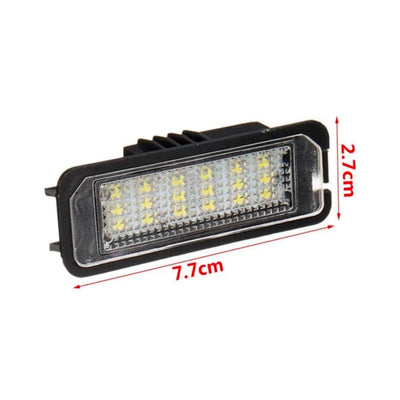 Set Luci Targa a Led per Volkswagen, Skoda (Compatibilità in Descrizione), Plug and Play