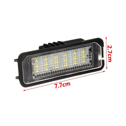 Set Luci Targa a Led per Volkswagen, Skoda (Compatibilità in Descrizione), Plug and Play