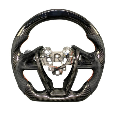 Volante Sportivo per Nissan Maxima, Carbonio, Customizzato in Pelle