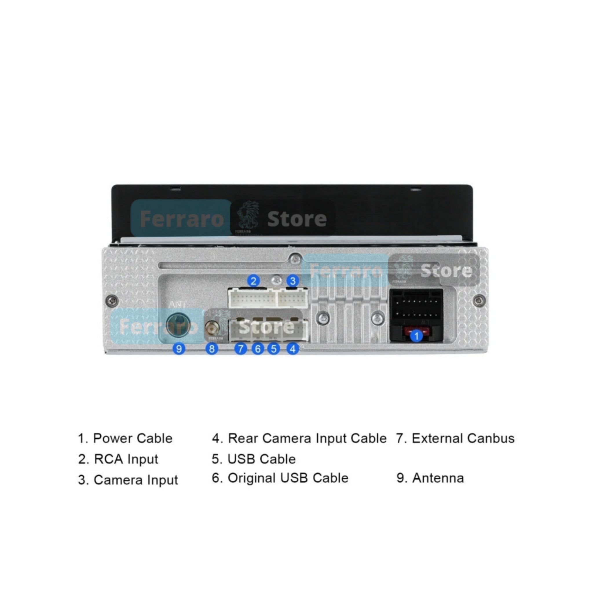 Autoradio Universale Fisso |  1Din 6.9"Pollici | Android | Bluetooth | CarPlay | Android Auto | 2/32GB Ram