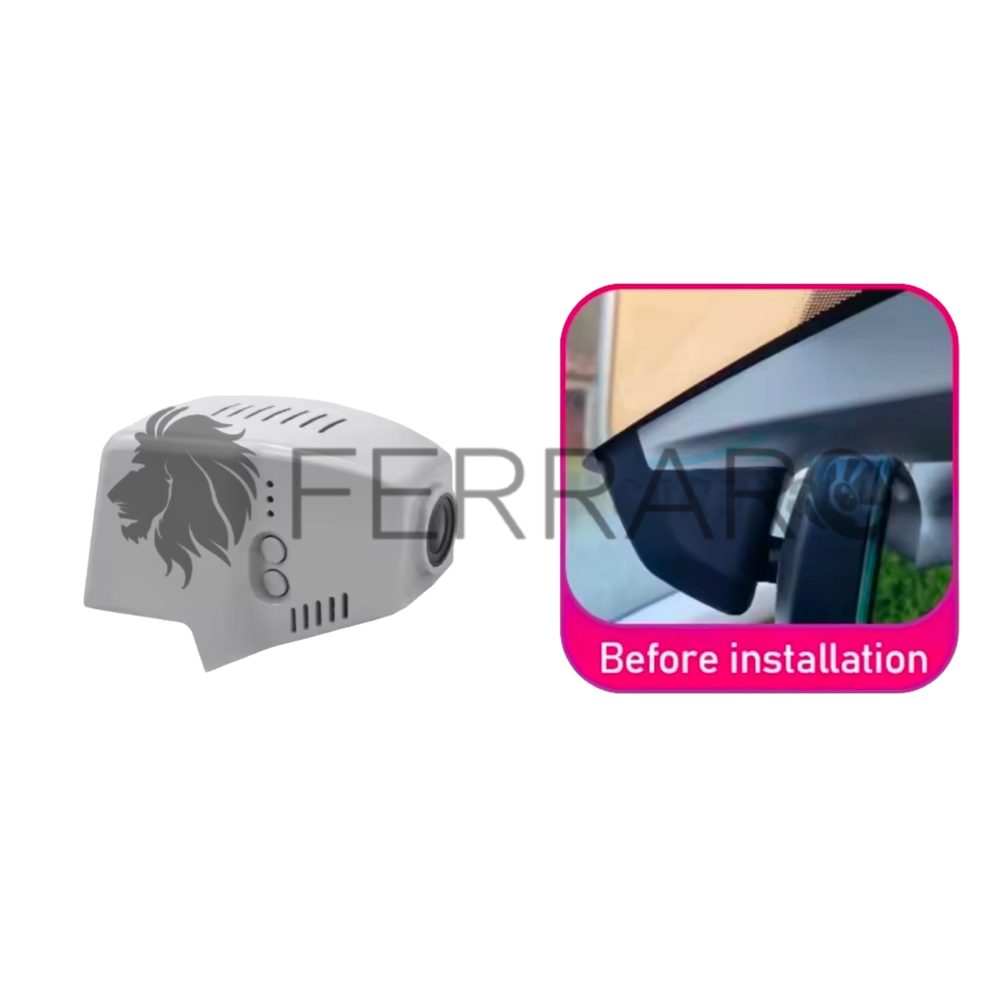 Dashcam per Volkswagen, Seat, Skoda (Compatibilità in Descrizione) | Ultra HD | Controllo da APP | 170º