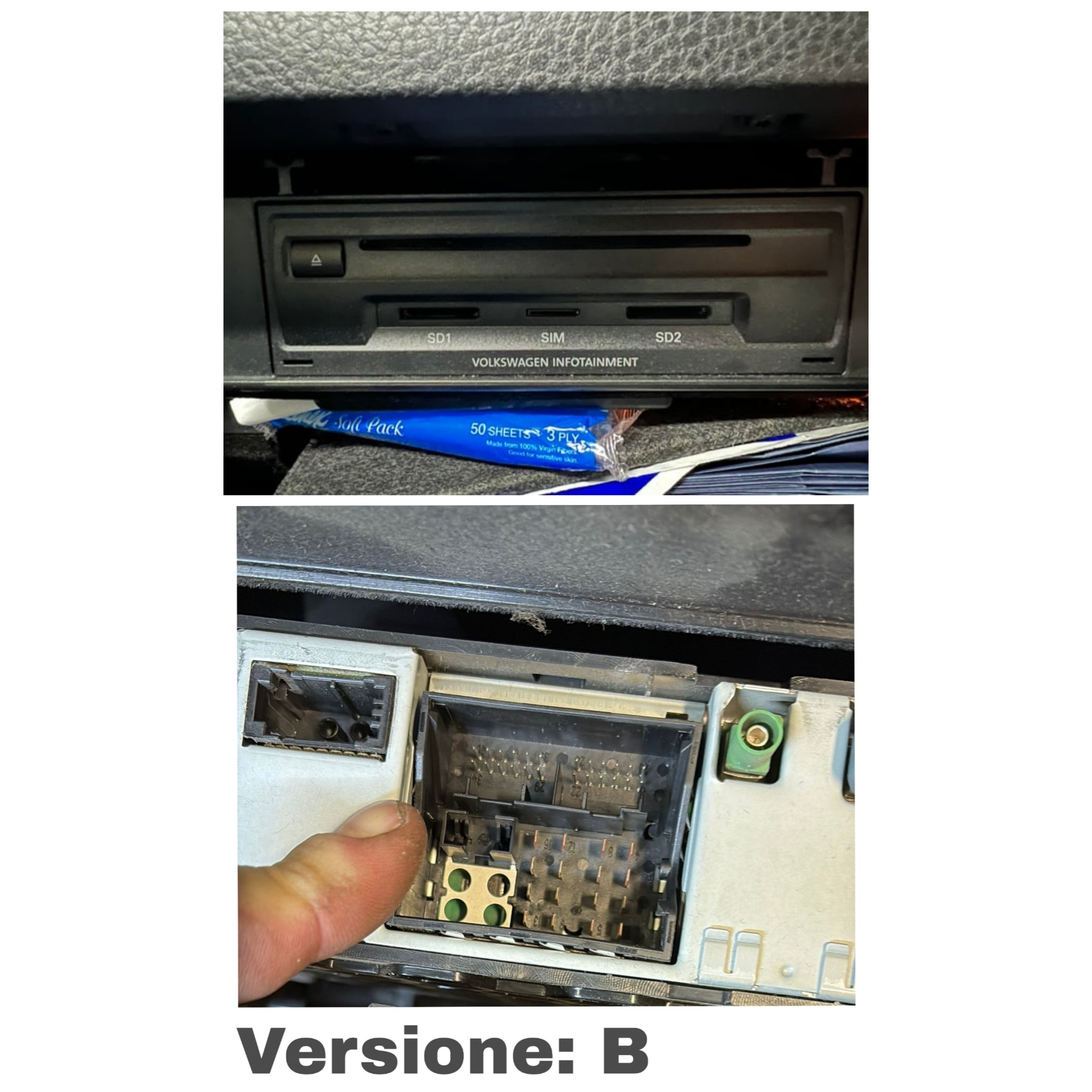 Kit Montaggio Autoradio 9"Pollici Volkswagen Touareg 7P (2010-2018) Mascherina, Cablaggio Autoradio Android