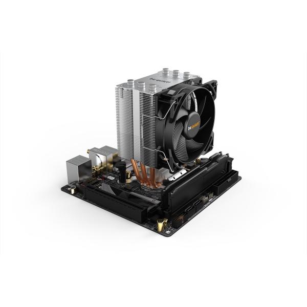 Be Quiet! PURE ROCK SLIM 2 Processore Refrigeratore 9,2 cm, Argento