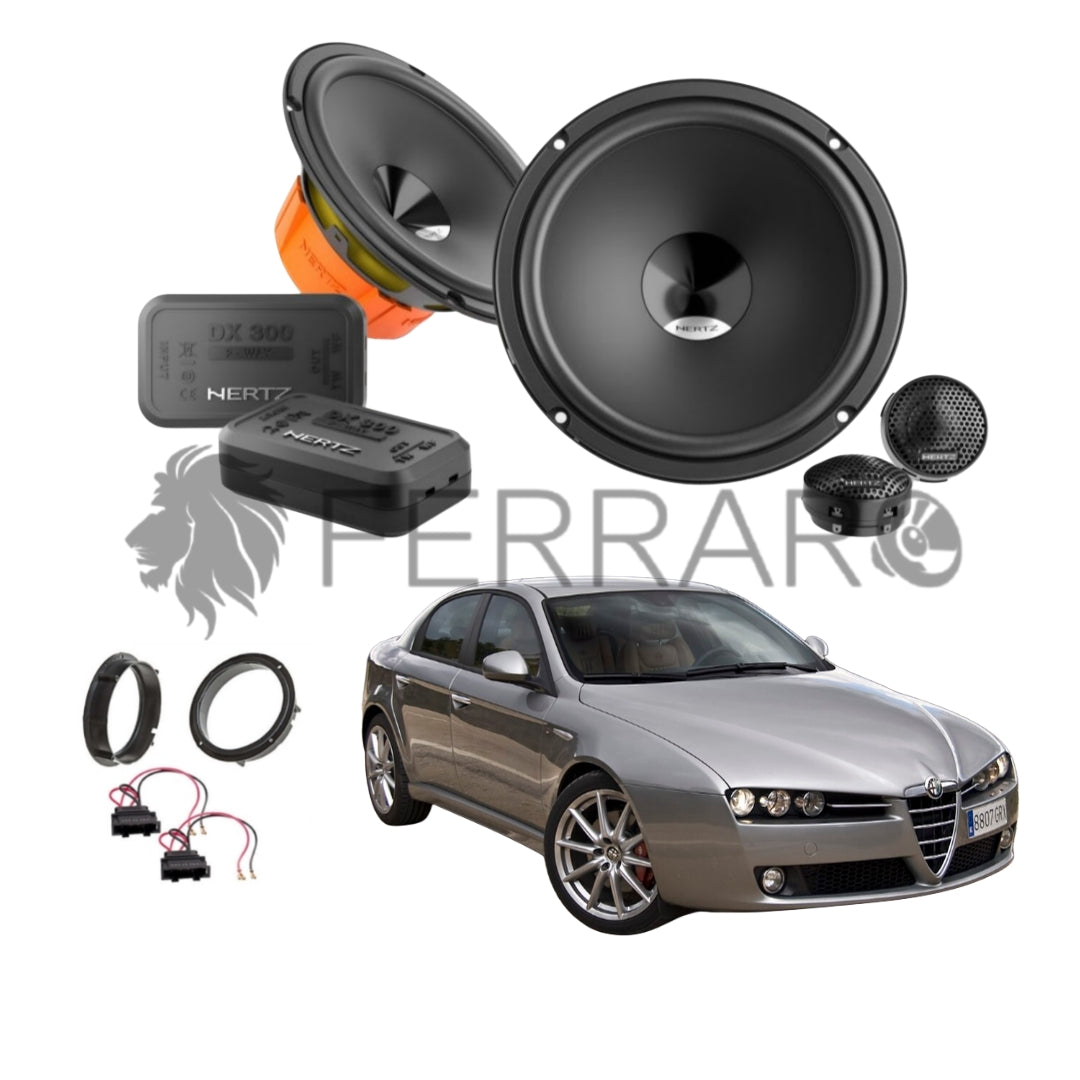 Hertz Kit 4 Casse | DSK 165.3 | Anteriori | Alfaromeo 159