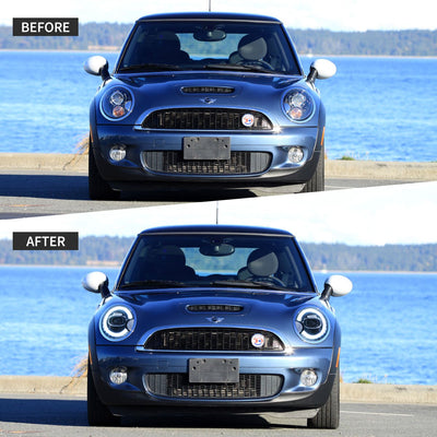 Fanali Anteriore Completo per BMW Mini Cooper S R55, R56, R57, R58, R59 (2007-2014) a LED