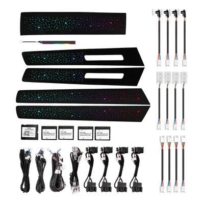 Ambient Light per Volkswagen VW Touareg (2011-2018), 256 Colori, APP