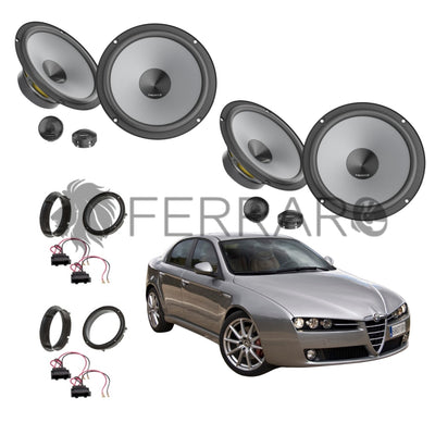 Hertz Kit 8 Casse | K165 | Ant/Post | Alfaromeo 159