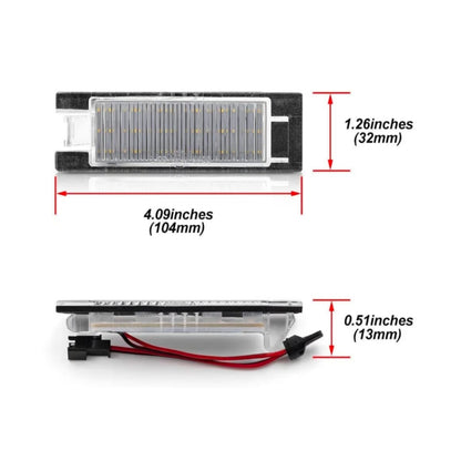 Set Luci Targa a Led per Jeep Renegade, Plug and Play
