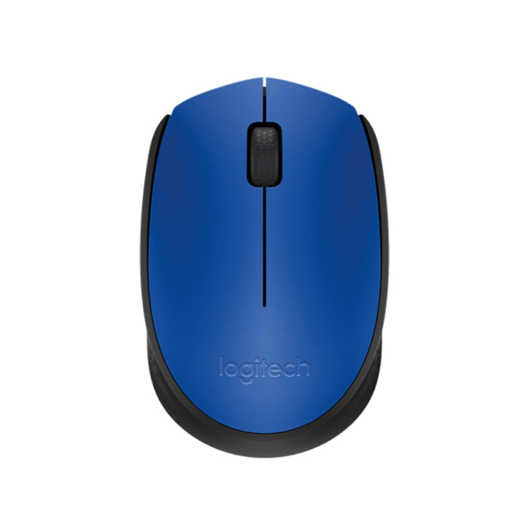 Logitech Mouse Ottico, Wireless, M171, Blu, 910-004640