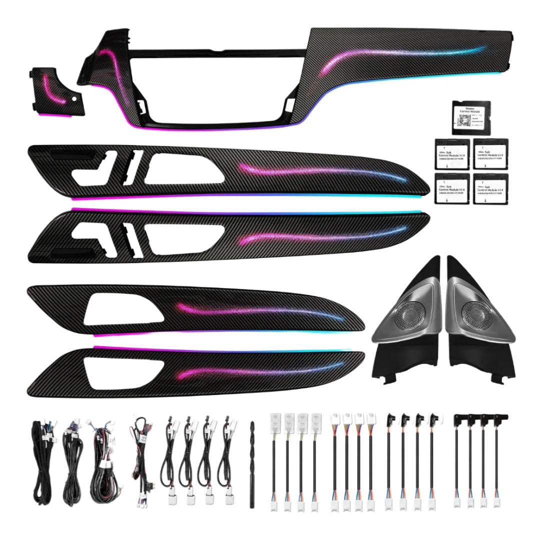 Ambient Light per Mercedes Benz ML, GL, GLE, GLS, 64 Colori RGB