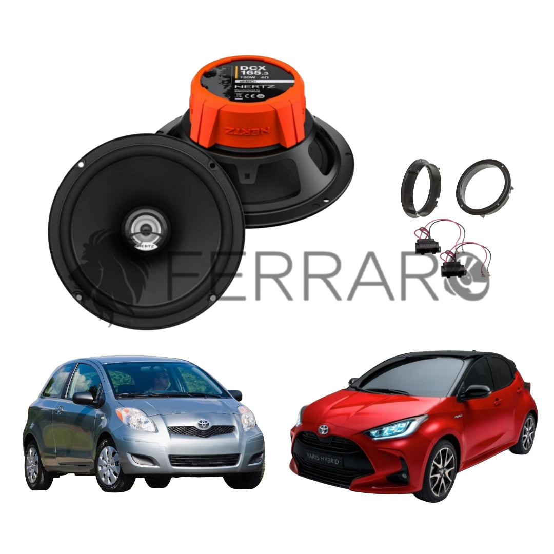 Hertz Kit 2 Casse | DCX 165.3 | Anteriore | Toyota Yaris (2005-2023)