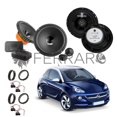 Hertz Kit 6 Casse | DSK 165.3 | ASC-652PC | Ant/Post | Opel Adam
