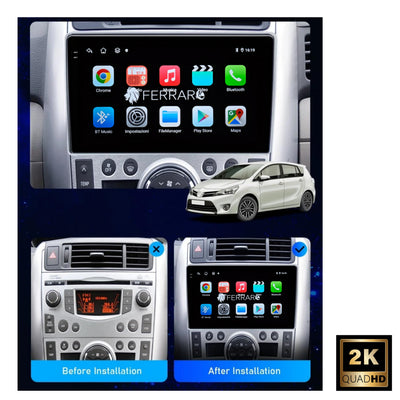 Autoradio per Toyota Verso R20 9" | 2009-2018 | Android | Bluetooth | CarPlay | Android Auto | 12/256GB Ram