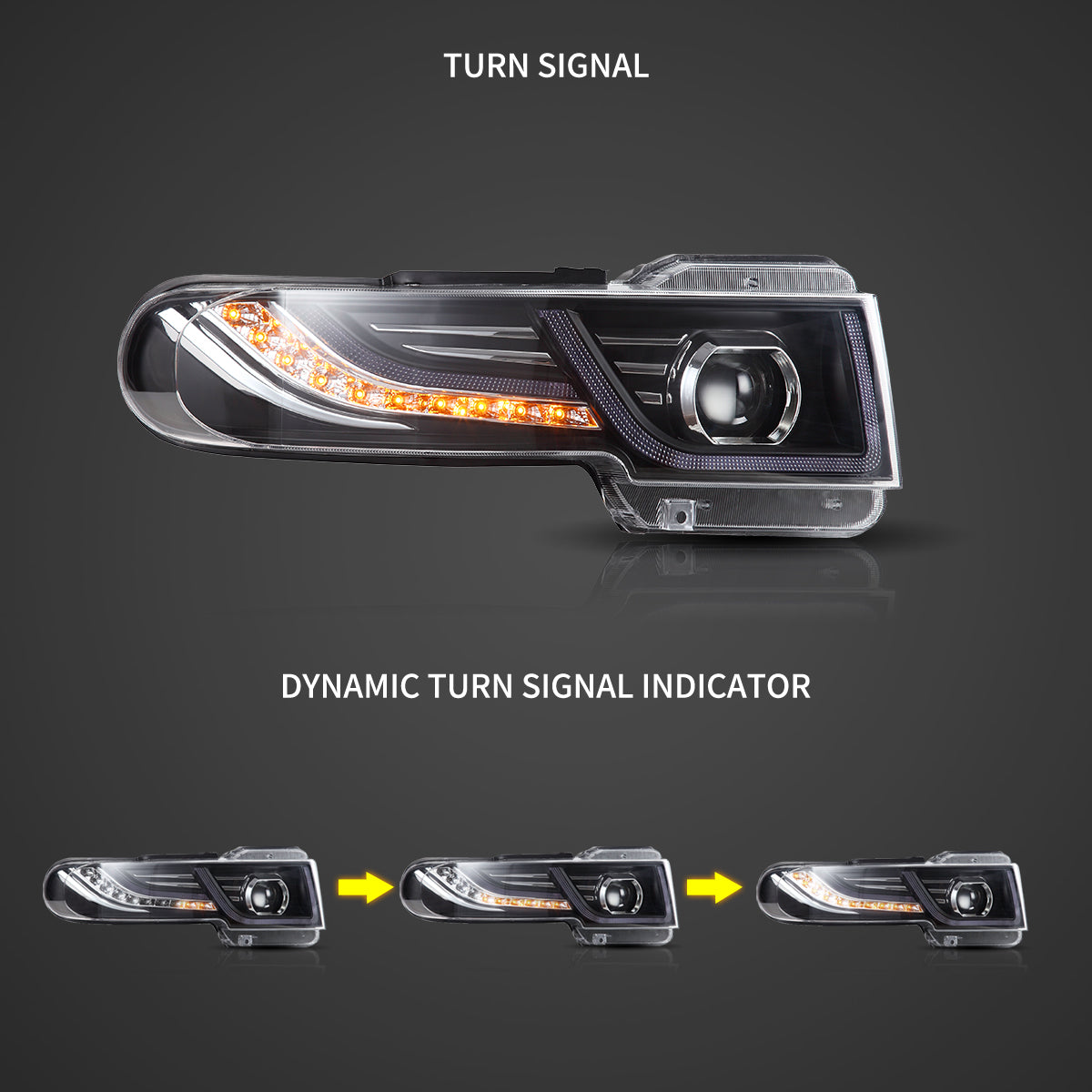 Fanali Anteriore Completo per Toyota FJ Cruiser XJ10 (2007-2015) a LED