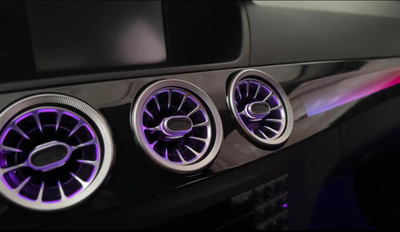 Ambient Light per Mercedes Classe C W204 (2007-2014), 64 Colori RGB