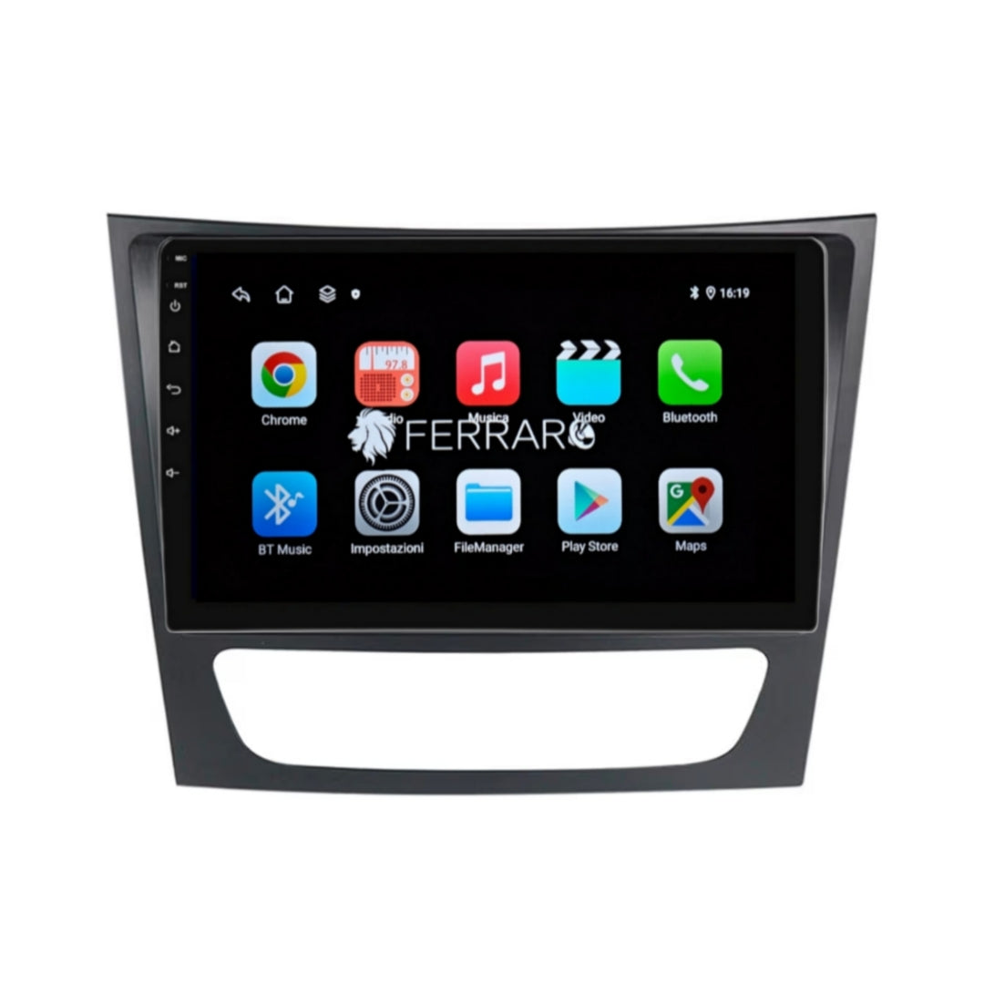 Autoradio per Mercedes Classe E W211 9" | 2002-2009 | Android | Bluetooth | CarPlay | Android Auto | 2GB/4GB/6GB/8GB Ram