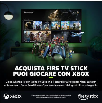 Xbox Serie X/S Wireless Controller White, Amazon Fire Stick 4K