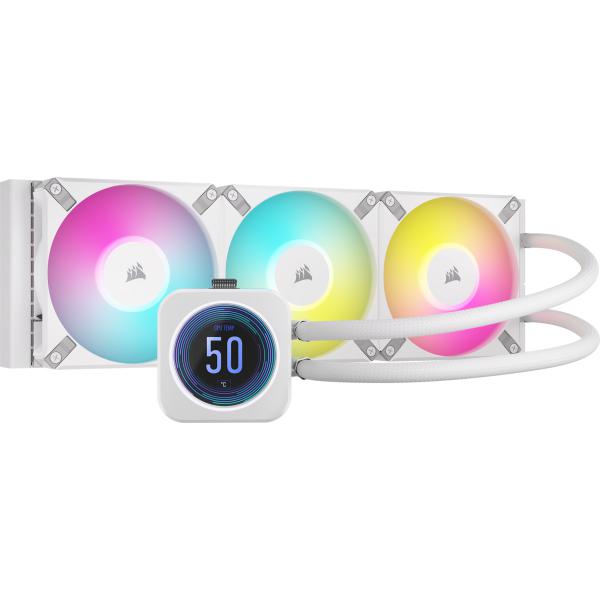 Corsair | CW-9060077-WW, Kit di raffreddamento a liquido 12 cm, Bianco