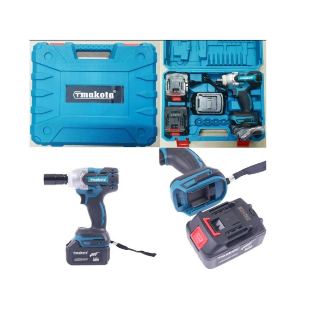 Avvitatore ad Impulsi, Doppia Batteria 68v, Svitatore, Avvitatore Bulloni, Auto, 5aH