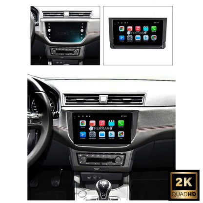Autoradio per Seat Ibiza | Arona 9" 2K | 2017-2021 | Android | Bluetooth | CarPlay | Android Auto | 12/256GB Ram