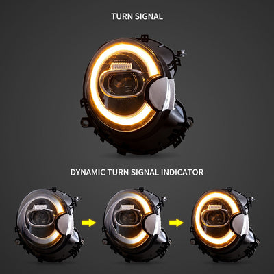 Fanali Anteriore Completo per BMW Mini Cooper S R55, R56, R57, R58, R59 (2007-2014) a LED