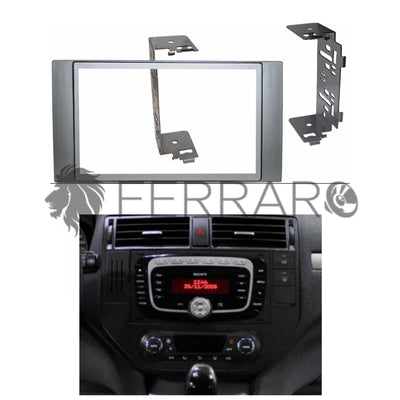 Car Radio Panel, 2 Iso No Frame, Ford C-Max up to 2011