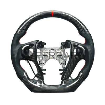 Volante Sportivo per Honda Accord (2012-2017), Carbonio, Customizzato in Pelle