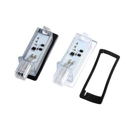 Set Luci Targa a Led per Renault, Dacia (Compatibilità in Descrizione), Plug and Play