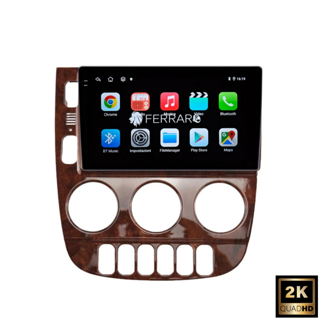 (PRENOTA) Autoradio per Mercedes ML W163 9" 2K (2002-2005) Android, Bluetooth, CarPlay, Android Auto, 12/256GB Ram