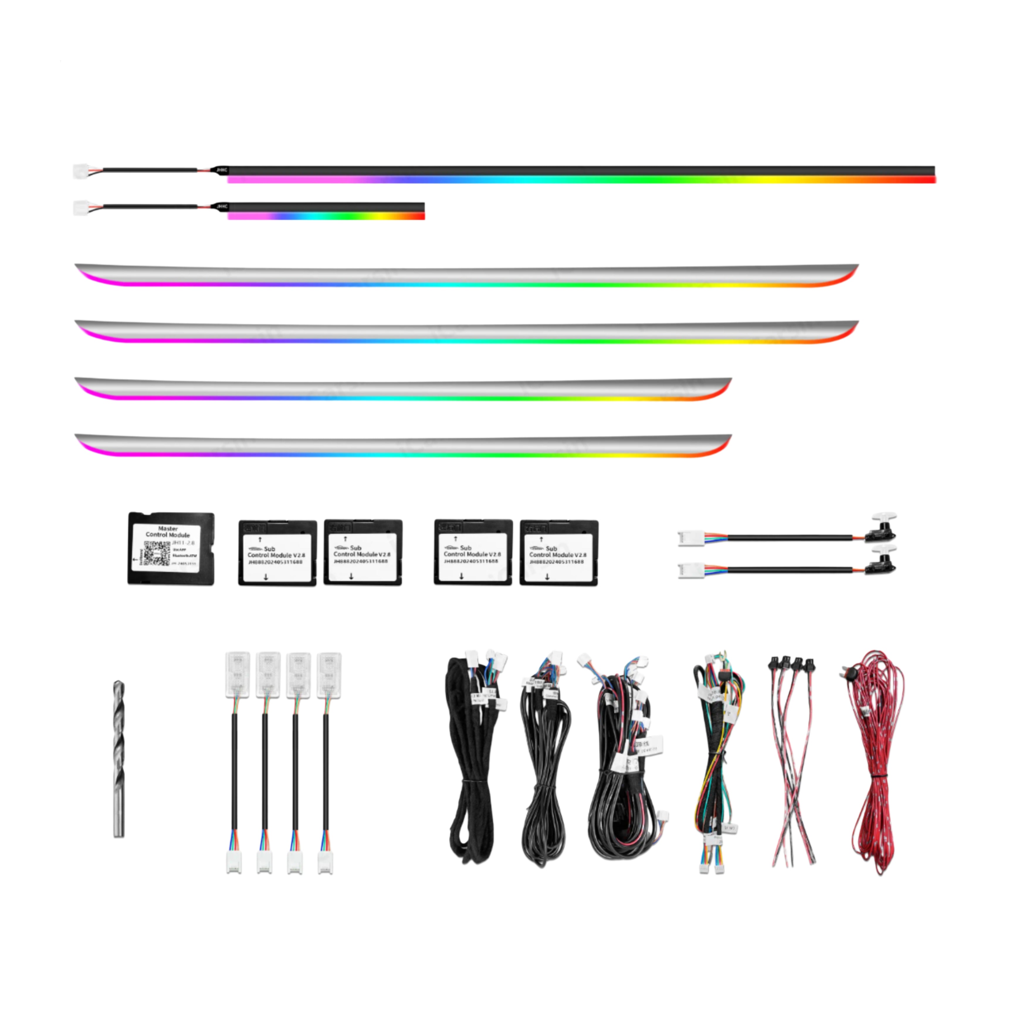 Ambient Light per BMW Serie 3 E90, E91 (2005-2013), 256 Colori RGB