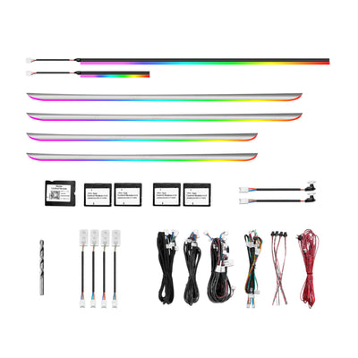 Ambient Light per BMW Serie 3 E90, E91 (2005-2013), 256 Colori RGB