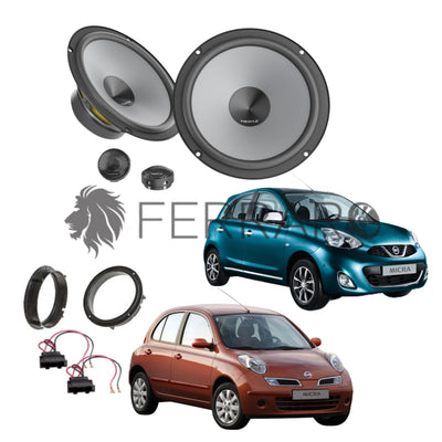 Hertz Kit 4 Casse | K 165 | Anteriori | Nissan Micra (2003-2024)