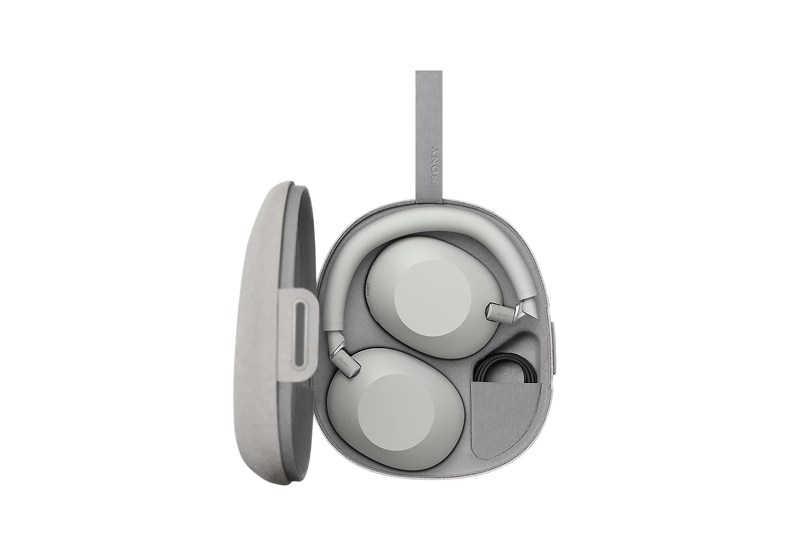 Sony Cuffie Wir/BT NoiseC WH-1000XM6, Platinum Silver