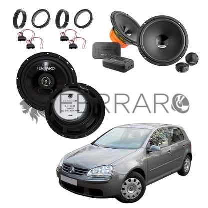 Hertz Kit 6 Casse | DSK 165.3 | ASC-552PC | Ant/Post | VW Golf 5ª Serie dal 2003>