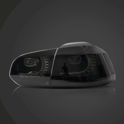 Fanali Posteriore Completo per Volkswagen Golf VI, MK6 (2008-2012) a LED