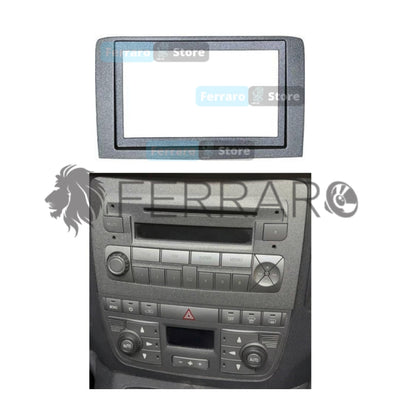 Mascherina 2DIN con Cornice, per Lancia Musa e Fiat Idea