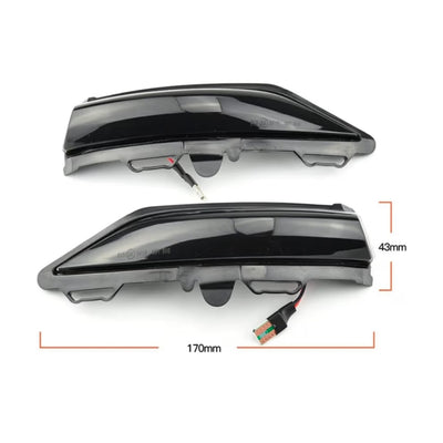 Specchietti Laterali Led per Ford Fiesta ST Line, MK8 (Dal 2018>), Plug and Play