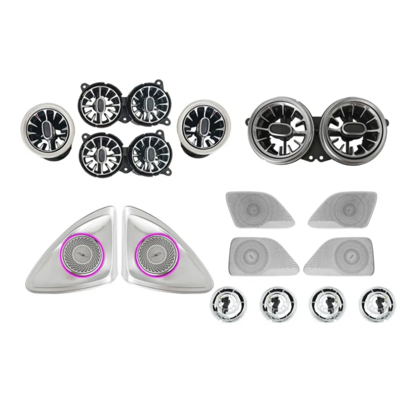 Ambient Light Tweeter per Mercedes Benz Classe S W222, 64 Colori RGB