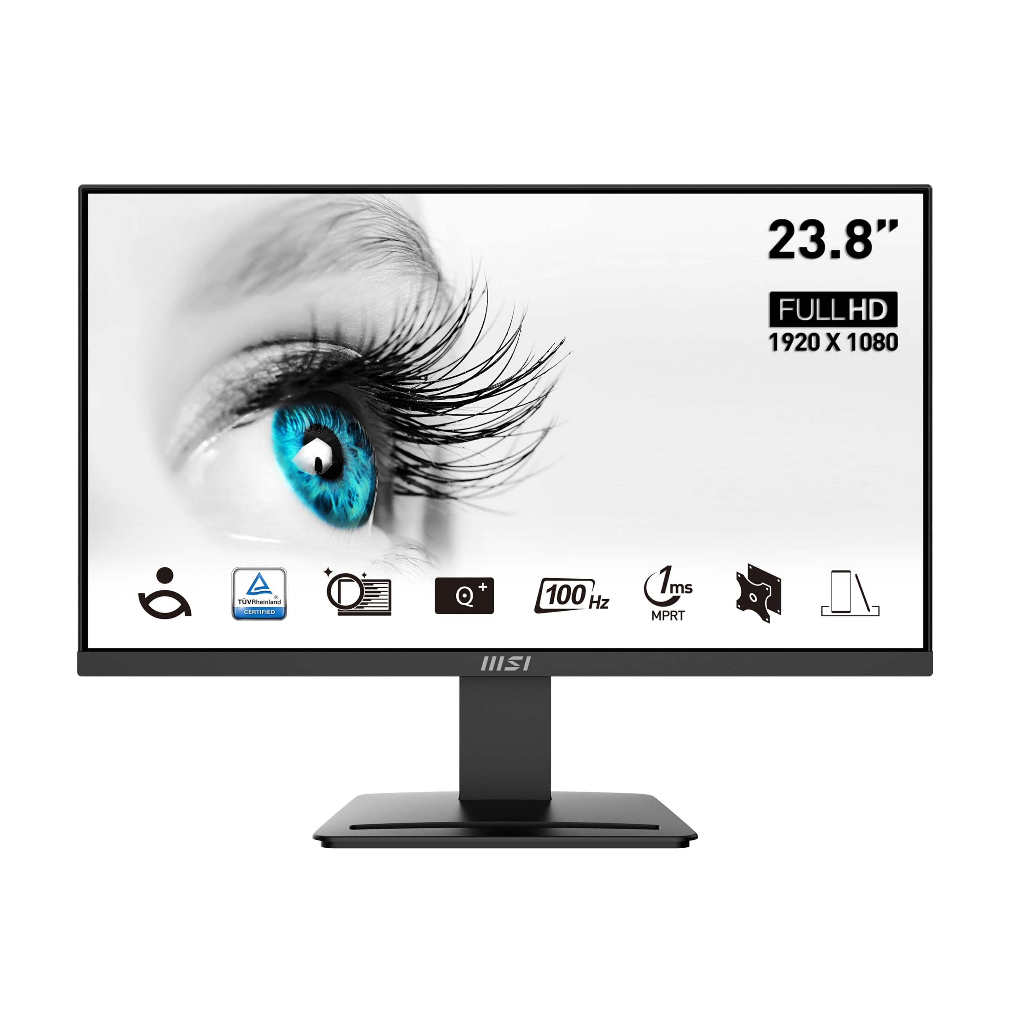 MSI Monitor Ufficio 23.8" FHD | PRO MP2412 | 100Hz/1ms