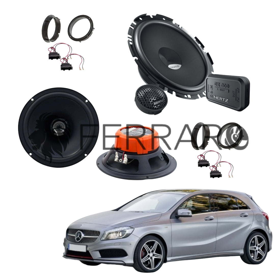 FerraroStore Kit 6 Altoparlanti, DCX 165.3, DSK 170.3, Ant/Post, Mercedes Classe A/B, W176/W246