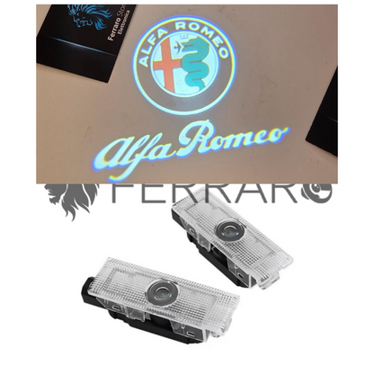 Luce di Cortesia Alfaromeo, Compatibilità in Descrizione, Plug and Play, Proiettore Logo