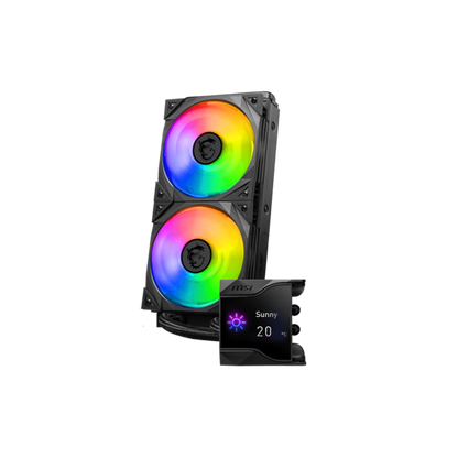 MSI MPG Coreliquid D240, Processore Kit di raffreddamento a liquido, Nero