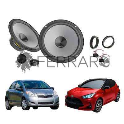 Hertz Kit 4 Casse | K 165 | Anteriori | Toyota Yaris (2005-2023)
